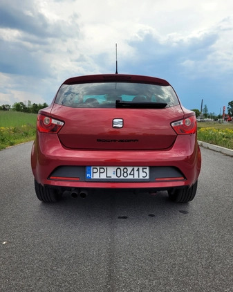 Seat Ibiza cena 28500 przebieg: 111197, rok produkcji 2012 z Szamotuły małe 92